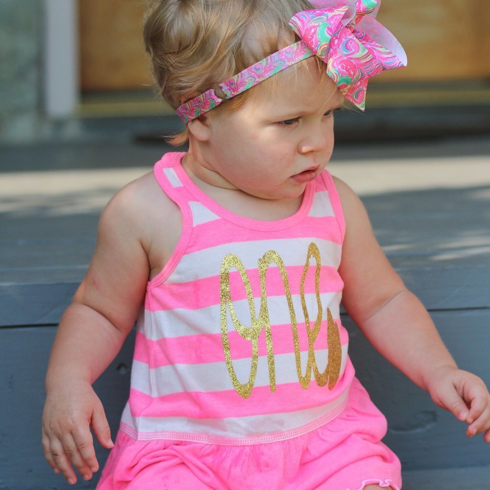 1st Birthday Spring Dress - Picture 2 of 7